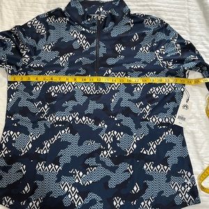 NWT Jofit zip up mock long sleeve pullover